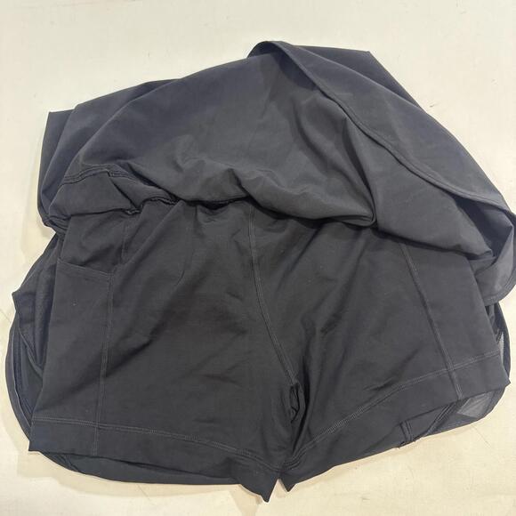 Lululemon Hotty Hot High Rise Skirt Skort Size 8 Black BLK - Picture 7 of 11